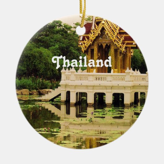 Thailand-Wasser-Garten Keramikornament (Vorne)