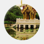 Thailand-Wasser-Garten Keramikornament (Hinten)