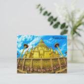 Thailand Wat Phra jenes buddhistische Tempel Postkarte (Stehend Vorderseite)
