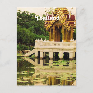 Thailand Water Garden Postkarte