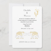 Thailand Wedding Destination Einladung (Vorderseite)