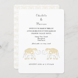 Thailand Wedding Destination Einladung