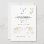 Thailand Wedding Destination Einladung (Vorderseite)