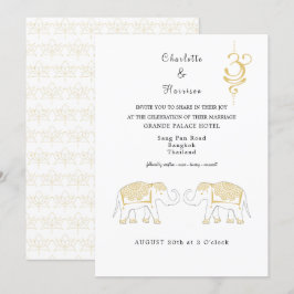 Thailand Wedding Destination Einladung