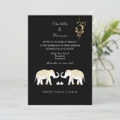 Thailand Wedding Destination Einladung (Stehend Vorderseite)