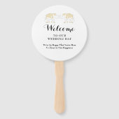 Thailand Wedding Destination Fächer (Rückseite)