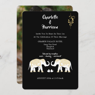 Thailand Wedding Destination Foto Einladung