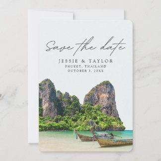 Thailand Wedding Phuket Foto Save the Date Einladung