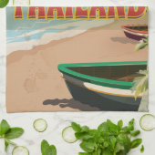 Thailand Wedding Travel Poster Handtuch (Gefaltet)