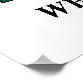 Thailand, willkommen zum Abenteuer. Vintage Poster (Ecke)