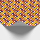 Thailand Wrapping Paper, Thai Flag patriotisch Geschenkpapier (Ecke)