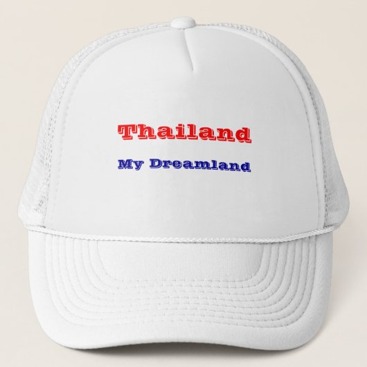 Thailand Zuhause Truckerkappe (Vorderseite)