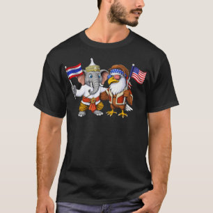Thailändisch-amerikanisches Erbe T-Shirt