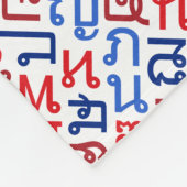 Thailändisch Fleecedecke (Ecke)