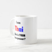 thailändisch kaffeetasse (Vorderseite Links)
