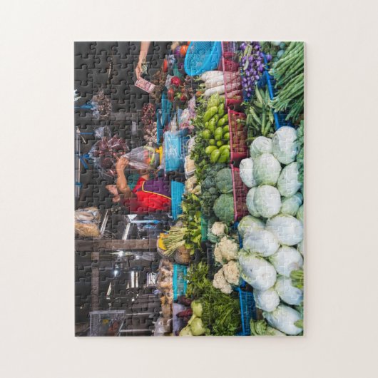 Thailändische Bauer Markt Gemüse Puzzle (Vertikal)