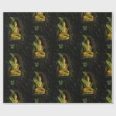 Thailändische Buddha-Buddhastatue Geschenkpapier (Flach)