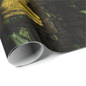 Thailändische Buddha-Buddhastatue Geschenkpapier (Rolleneckpunkt)