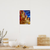 Thailändische China-Buddha-Bildstatue Poster (Küche)