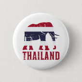 Thailändische Elefantenflagge Button (Vorderseite)