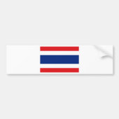 Thailändische Flagge Autoaufkleber (Vorne)