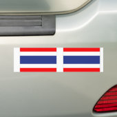 Thailändische Flagge Autoaufkleber (Auf Auto)