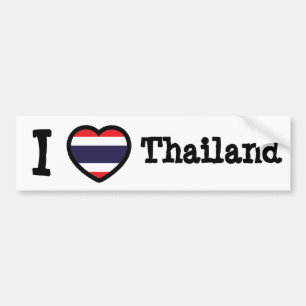 Thailändische Flagge Autoaufkleber