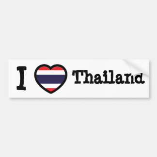Thailändische Flagge Autoaufkleber