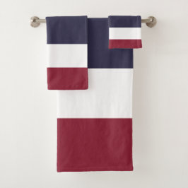 Thailändische Flagge Badhandtuch Set