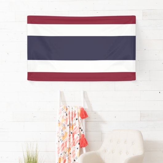 Thailändische Flagge Banner (Insitu)