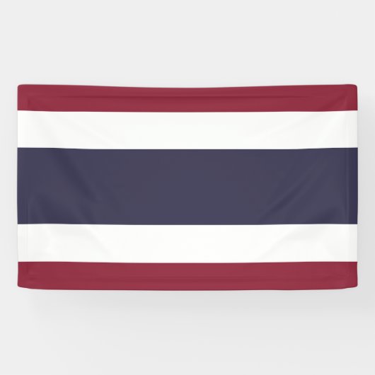 Thailändische Flagge Banner (Horizontal)