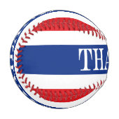 Thailändische Flagge Baseball (Vorderseite Links)