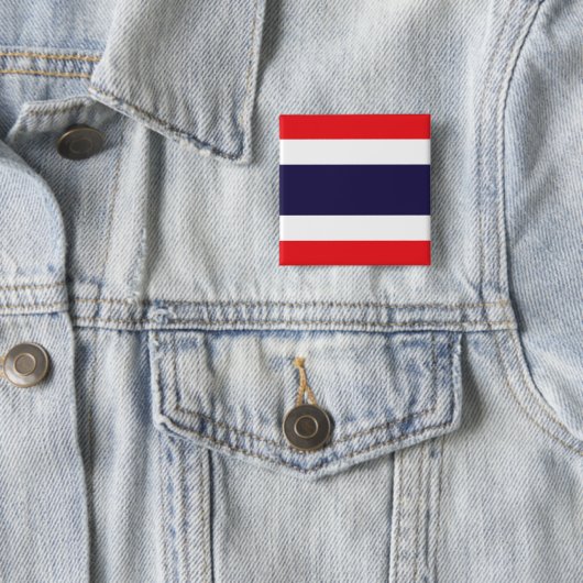 Thailändische Flagge Button (Beispiel)