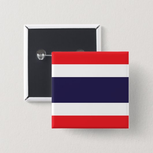 Thailändische Flagge Button (Vorne & Hinten)