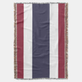 Thailändische Flagge Decke (Vorderseite Vertikal)