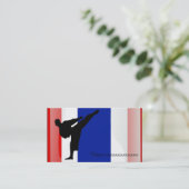 Thailändische Flagge der Kampfkunst Visitenkarte (Stehend Vorderseite)