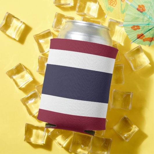 Thailändische Flagge Dosenkühler (In Situ Sommer)