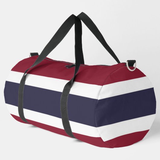 Thailändische Flagge Duffle Bag (Linke Ecke)