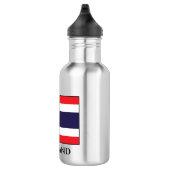 Thailändische Flagge Edelstahlflasche (Rechts)
