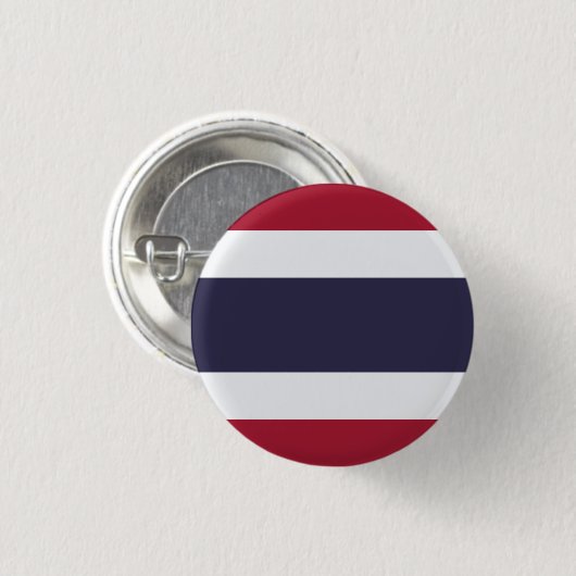 Thailändische Flagge, Flagge Thailands Button (Vorne & Hinten)