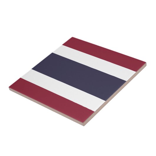Thailändische Flagge Fliese (Seite)