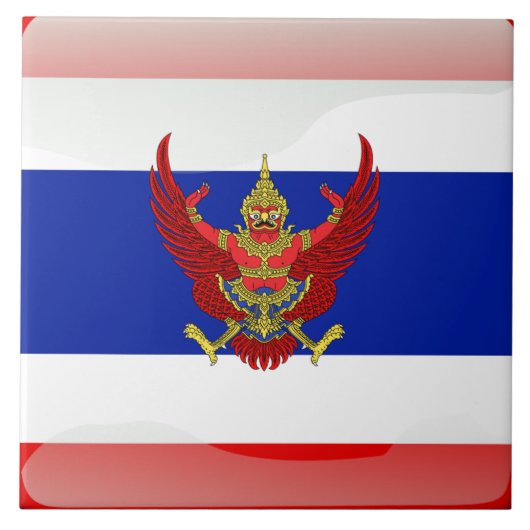 Thailändische Flagge Fliese (Vorderseite)