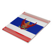 Thailändische Flagge Fliese (Seite)