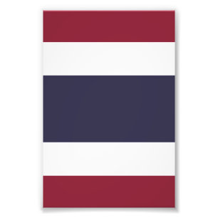 Thailändische Flagge Fotodruck