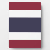 Thailändische Flagge Fotoplatte (Vorderseite)