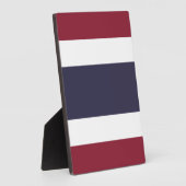 Thailändische Flagge Fotoplatte (Seite)