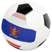 Thailändische Flagge Fußball (Dreiviertel)
