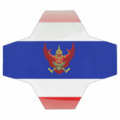 Thailändische Flagge Fußball (Flach)