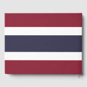 Thailändische Flagge Gästebuch (Rückseite)