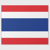 Thailändische Flagge Geschenkpapier (Flach)
